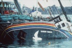 Rainbow Warrior France exacts it's revenge on doves and rainbows